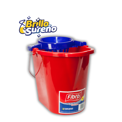 Balde Estrujador para Mopas 14 lts Fibro
