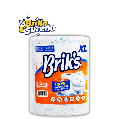Toalla de Papel Gigante Prepicada Brik´s XL