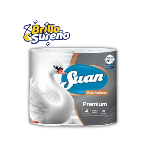 Papel Higiénico Swan Premium 50 mts x 4 rollos